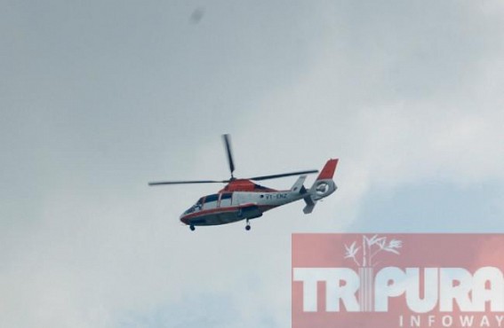 People take chopper ride with eagerness to enjoy the aerial view of Durga Puja celebrations
